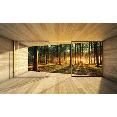Preinterier FT5035 Fototapeta na stenu Výhľad na les vlies 152cm x 104cm