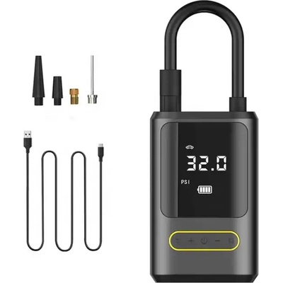 PROTECO Aku kompresor 10.3 bar | 4000 mAh | Powerbanka | LED