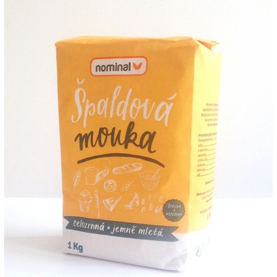Nominal Špaldová celozrnná mouka jemně mletá 1 kg – Hledejceny.cz