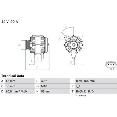 Generátor BOSCH 0 986 082 430