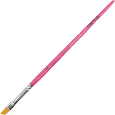 NANI štětec na gel zkosený vel. 2 Glitter Pink