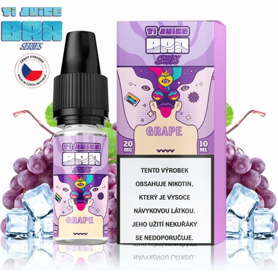 TI Juice Grape BAR Series NIC SALT 50PG/50VG 10 ml 20 mg