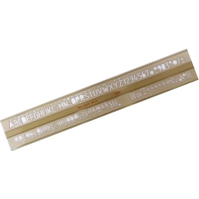 KOH-I-NOOR 748033 šablona písmenová kouřová