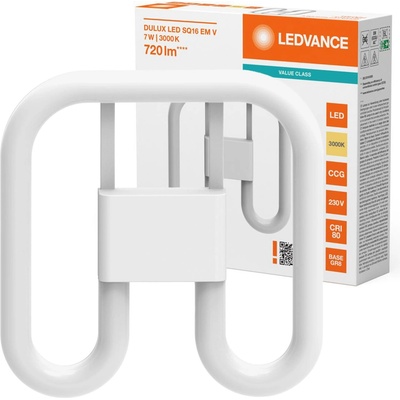LEDVANCE DULUX LED SQ EM & AC MAINS V 7W 830 GR8