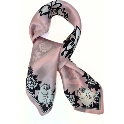 Lasessor šátek Moomin Halaus light rose