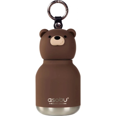 Asobu dětská termoska Bestie Mini Medvěd hnědý 200 ml