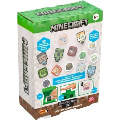 Epee 3D samolepky Minecraft doplňková sada