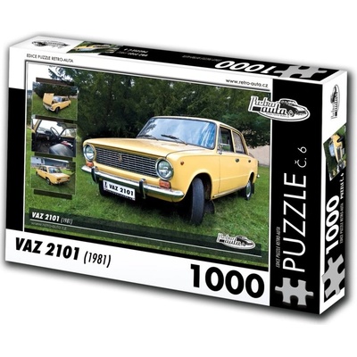 Retro-Auta č.6 Vaz 2101 1981 1000 dílků