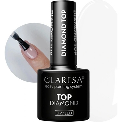 Claresa gél lak TOP DIAMOND NO WIPE 5 g