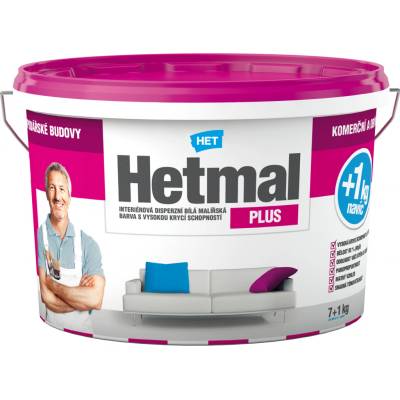 HET Hetmal Plus 7 + 1 kg bílá