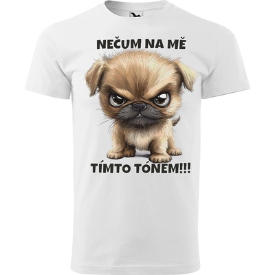 Impar tričko Nečum na mě pes pro muže bílá – Hledejceny.cz