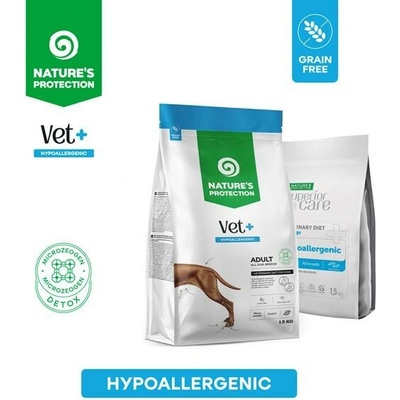 Nature's Protection Superior care VET hyppoallergenic dog adult dietetic all breeds insects 1,5 kg