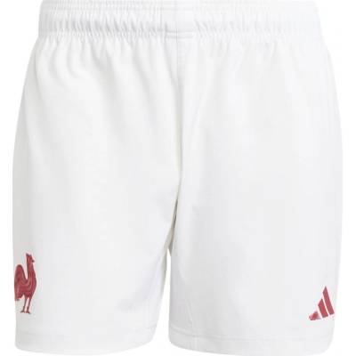 adidas France Rugby Home shorts 2024 Adults White