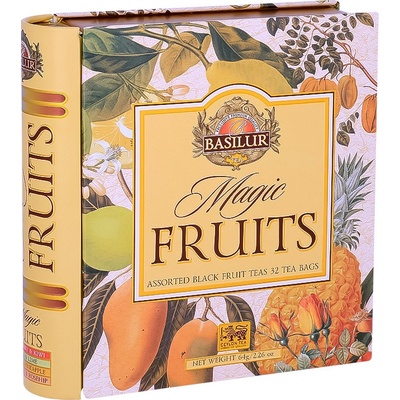 Basilur Kniha Assorted Magic Fruit plech 32 x 2 g