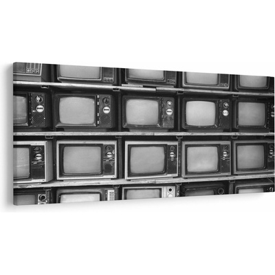 Obraz - Retro televízie, jednodielne 200x100 cm