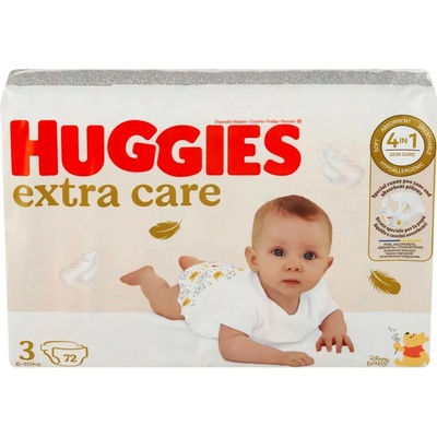 Huggies Extra Care 3 Mega 72ks