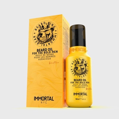 Immortal Beard King Beard Oil For The Bold Men vyživující a pečující olej na vousy 100 ml – Hledejceny.cz