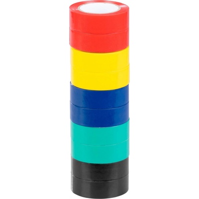 Páska Strend Pro, 19 mm, L-10 m, PVC, max. 80°C, 600V, izolačná, rôzne farby, lepiaca, bal. 10 ks