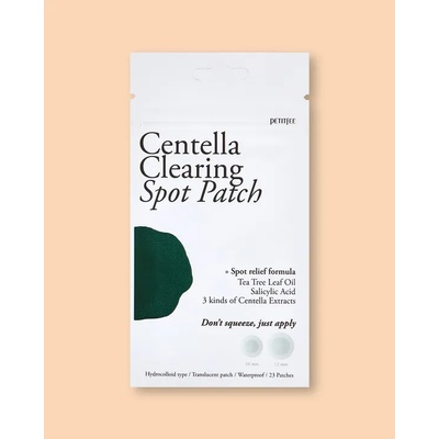 Petitfee Centella Clearing Spot Patch Hojivé náplasti na pupínky s pupečníkem asijským 23 ks