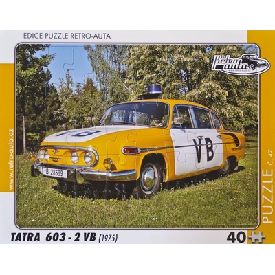 RETRO-AUTA č.47 Tatra 603 2 VB 1975 40 dielov