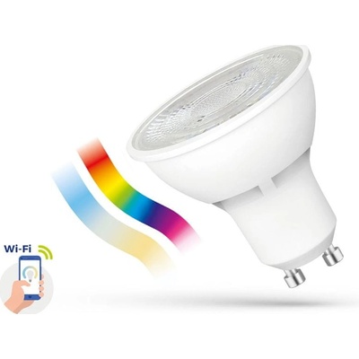 Spectrum LED žárovka GU10 5W 480 lm, CCT/RGB DIM Smart Wifi