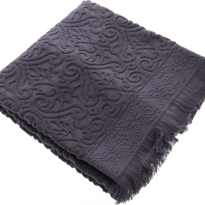 ISSIMO TARREN INDIGO Home tmavošedá Bavlna 70x140 cm