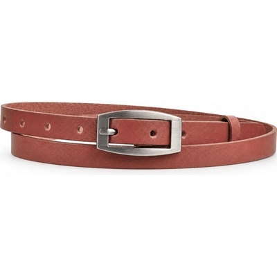 Penny Belts dámský kožený úzký pásek 15-2-48 hnědý