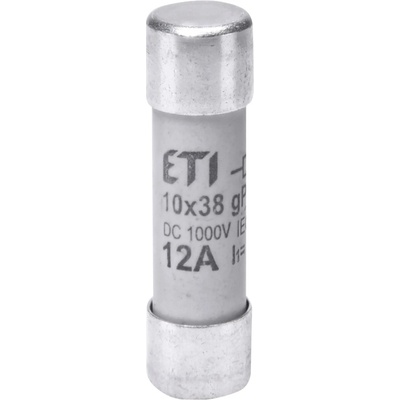 ETI Valcová poistka špeciálna CH10x38 12A gPV 1000V DC 10kA
