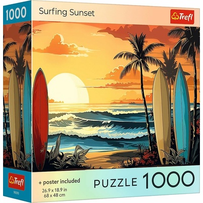 TREFL Surfování při západu slunce 1000 dielov