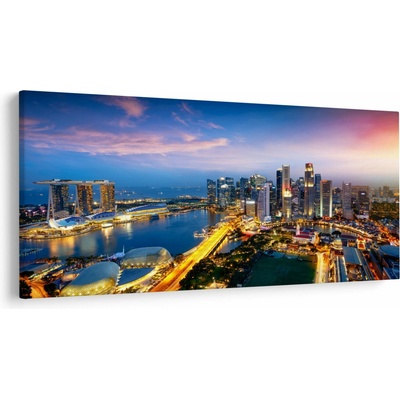 Obraz - Singapur, Ázia, jednodielne 200x100 cm