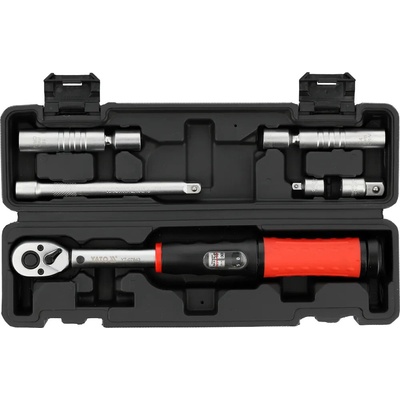 Yato Ablakos momentový kľúč sada 3/8" 10-60Nm 6-dielna YT-07843