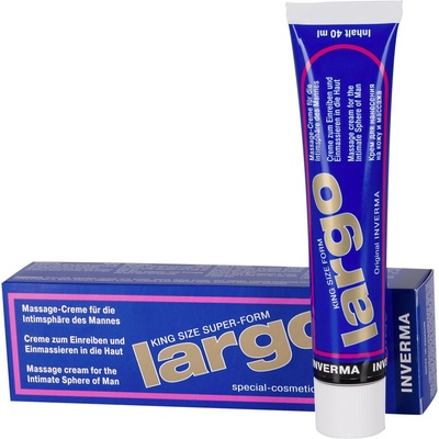 Inverma Largo Cream prokrvující krém pro větší a tvrdší penis 40 ml