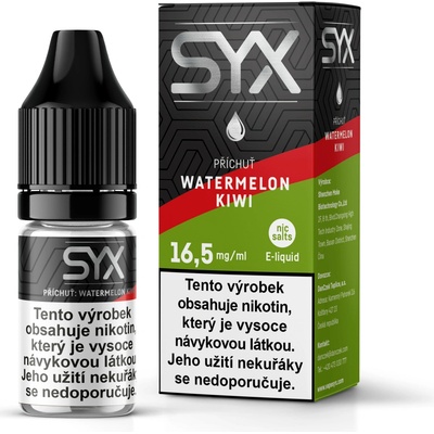 SYX NS Watermelon Kiwi 10 ml 16,5 mg