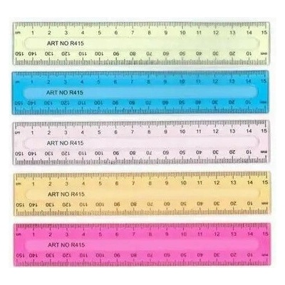 Fandy 338002 pravítko mix barev 15 cm