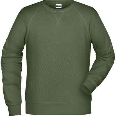 James & Nicholson pánska mikina JN8022 Olive
