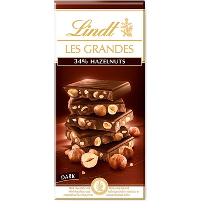 Les Grandes hořká s celými lískovými jádry 150 g