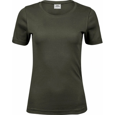 Tee Jays 580 Dámské tričko Interlock zelená deep