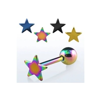 Piercingate Piercing do jazyka hvězdička PCI00337