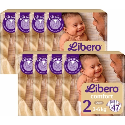 Libero Comfort Plienka 3-6kg Newborn 2 376ks