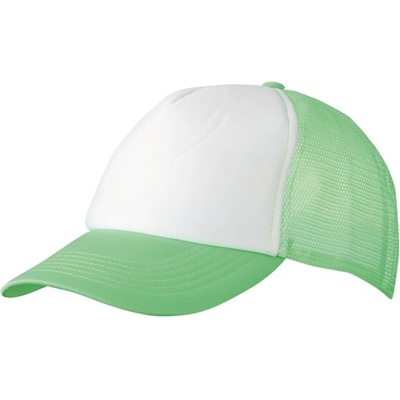 5 panelová síťovaná white/neon green