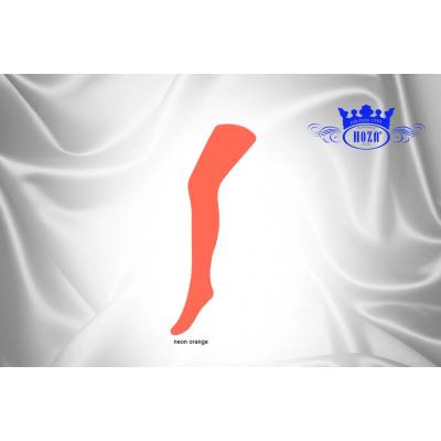 Hoza Punčochové kalhoty microfáze 70 DEN H5301 Orange Fluo