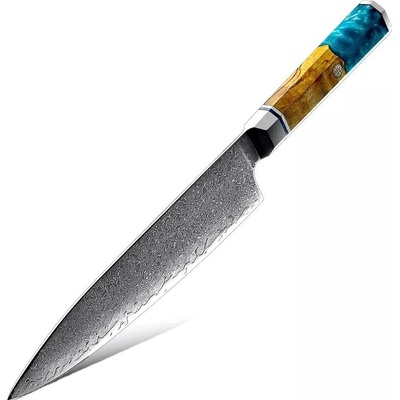 IZMAEL Damaškový kuchynský nôž Aomoki Chef 19.5 cm