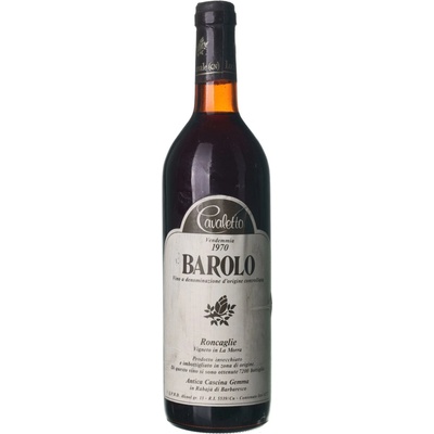 Antica Cascina Gemma Barolo suché červené 1970 0,75 l (holá láhev)