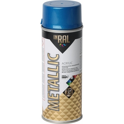 TEGRA INRAL farba v spreji s metalickým efektom 400 ml – modrá