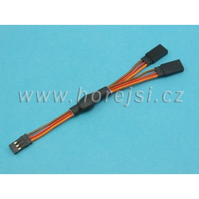 Muldental Y kábel JR 10 cm plochý