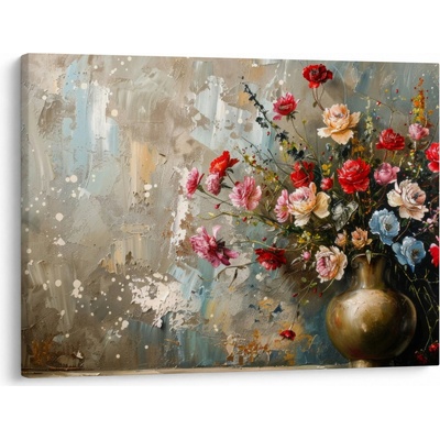 Obraz - Váza kvetov, jednodielne 70x50 cm