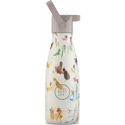 Cool Bottles dětská termolahev Kids Garden Pals třívrstvá 260 ml 3D