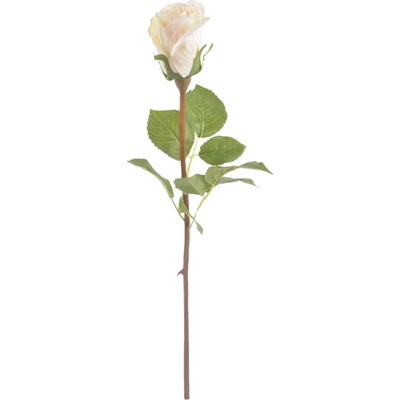 Umelá biela ruža 51 cm
