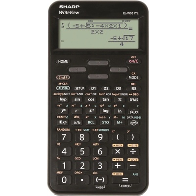 Sharp EL-W531TL - 16 míst, černá