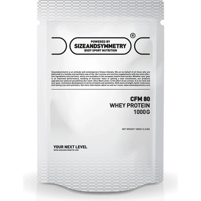 SizeAndSymmetry Whey Protein 80 CFM 1000 g